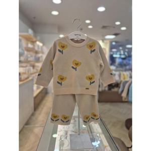 아가방 세이브존03 아가방 모아 플라워 니트 상하세트 AT01R733051A