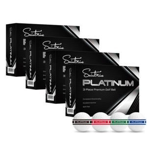 세인트나인 플래티넘 3피스 4컬러 리미티드 컬렉션 고반발 저압축 골프공 48구