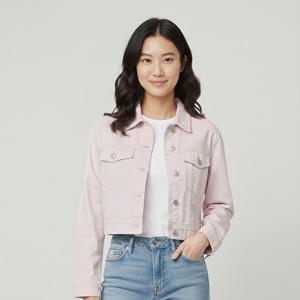 [행텐][행텐]여성 라일락 크롭 코튼 자켓-SE2021046011110