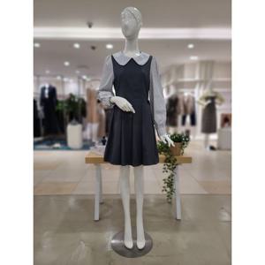 [포커스]MARIO포커스 둥근카라 스트라이프소매 원피스 FF3I7OP01275