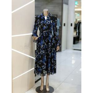 [미니멈]MARIO스모킹 밴딩 프린트 롱 원피스 MXCAWO7520