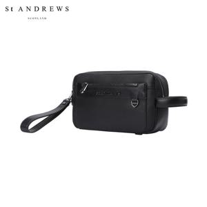 [세인트앤드류스] 남성 메탈 로고 투 포켓 파우치백 811E3BG101_BK