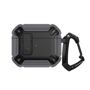 에스엠 원 에어팟 4 아머 보호케이스_차콜