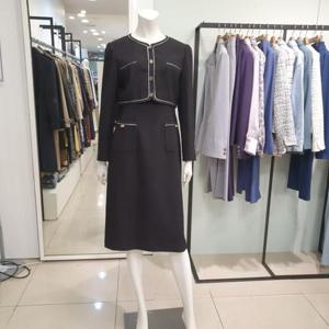 아니베에프 세이브존01 라운드 금사트리밍원피스 A44WOP300