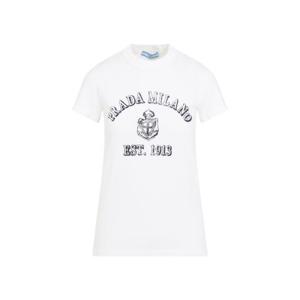 프라다 반팔 티셔츠 3557BSOOO16XQ F0009 White