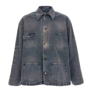 프라다 디스트레스 코튼 캔버스 블루종 GEB289SOOO14W7 F0008