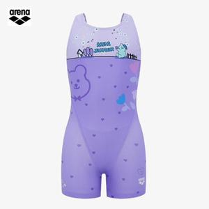 아레나 여아동 젤리베어 A5FG1GL02 PPL (주머니백 증정) 3부반신 U백 실내수영복