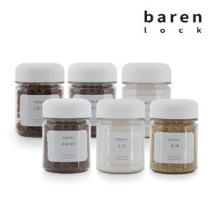바른락 양념보관소 PET 미니 양념통 180ml 6P (화이트)
