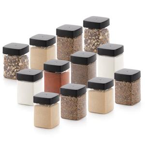 냉장고 사각 보관용기(소 300ml) 12개+스티커