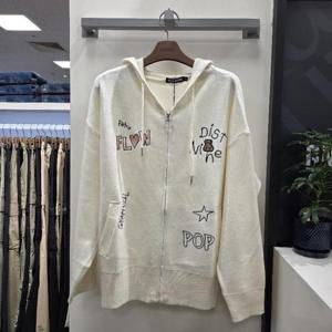 리트머스 HC12 전판 자수 후드 가디건 LQ5SF508-003