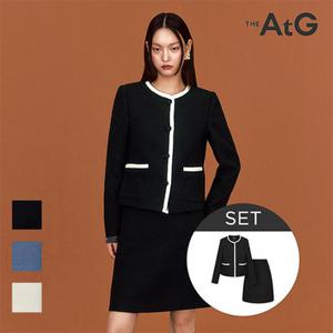 더엣지 [76%할인][SET] 트위드 셋업(자켓+스커트) WYJK6G03SET