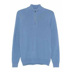 [DRUMOHR] 라프리마 남성 크루 넥 롱 슬리브 MockNeck 지퍼 스웨터 D7M203L720 Dark 워시 /8