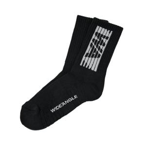 [와이드앵글]남성 TO 레이 로고 크루 삭스  WMU25S01Z1