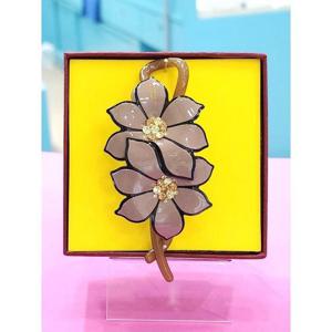 로뎀 세이브존05 프랑스 스와로브스키 플라워 바나나핀(브라운투톤)0 RRDC24020076