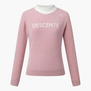 M 데상트골프웨어 GQC DP42WFKPO9-PIKG 여성 원포인트 방풍 스웨터 / SOFT PINK