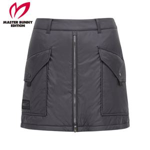 [마스터바니] 여성 센터 지퍼 백 밴딩 패딩 큐롯 스커트