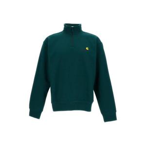 25 FW 칼하트 하프 지퍼 로고 스웨트셔츠 I02701405AXX TP443787484