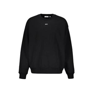 25 FW 오프화이트 라운드 칼라 스웨트셔츠 44MBA054G5F00F TP443769019