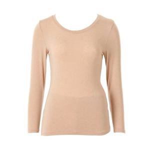 와코루 프리미엄 부드럽고 따뜻한 모달 캐시미어 9부 상의 내의 WLG2552C