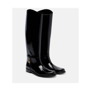 생로랑 Julia 레더 니하이 부츠 P01128043