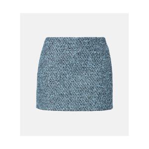 구찌 코튼 울 블렌드 트위드 미니스커트 P01088180