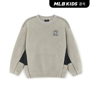 [MLB키즈 공식]25FW 아웃도어 모노그램 플리스 맨투맨 NY (Mg.Beige)7AMTM0856-50BGM