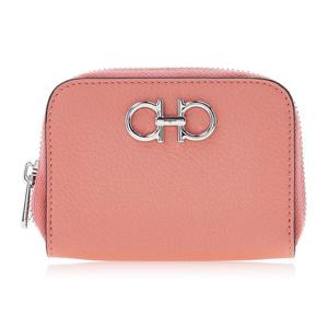 [페라가모] 여성 간치니 집 어라운드 카드지갑 22 0406 CORALLO 0758666