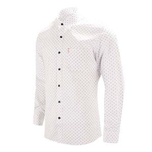 슬림)레드라인 포켓 화이트 셔츠_SV7113