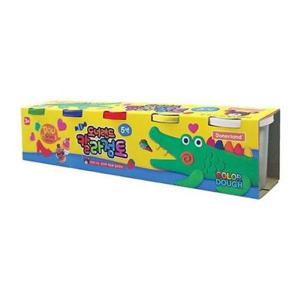 도너랜드)칼라점토 5색 칼라점토 도너랜드 슬라임 고무찰흙