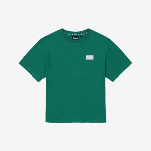 [휠라키즈] Camping 로고 박스 티셔츠 (FK2RSG2S02X_GSG)