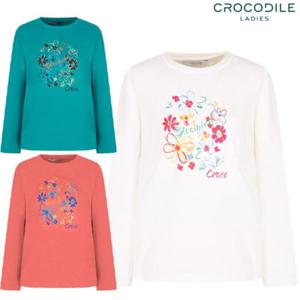 [크로커다일레이디]원포인트 라운드 티셔츠 CLESTS901_US