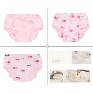 [백화점]오가닉맘 하트래빗+리본체리+러브베리배변팬티3종세트(폴리우레탄 100% 방수가공) (MLRUDP01MKRUDP05)