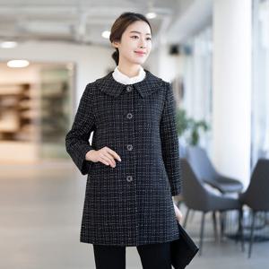 [모슬린]엄마옷 카라 트위드 자켓 515FGH637 마담/중년여성/빅사