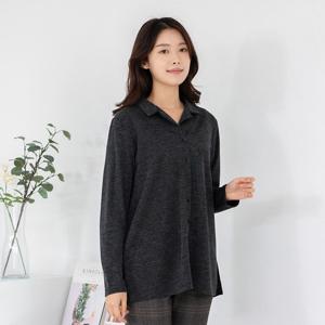 [모슬린]엄마옷 겉기모 브이카라 티셔츠 515FGH038 마담/중년여