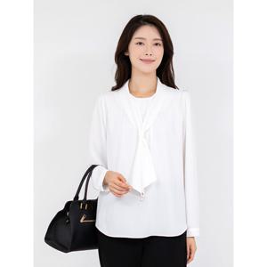 [모슬린]엄마옷 타이 정장 긴팔 블라우스 515FGH096 마담/중년여