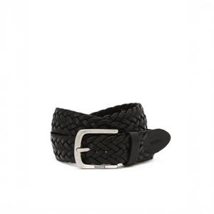 [헤지스] 남성 위빙 레더 비조벨트 HZBE5F904BK