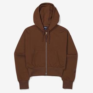 휠라 여성 에센셜 크롭 후드 집업 FS2FTF3151F_CHO