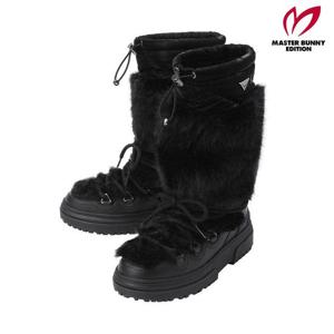 마스터바니  (421E4SE201) 여성 퍼 믹스 스트링 윈터 부츠 골프화