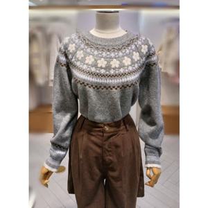 [레코브] 울혼방라운드넥스웨터 LG61EZKN613X