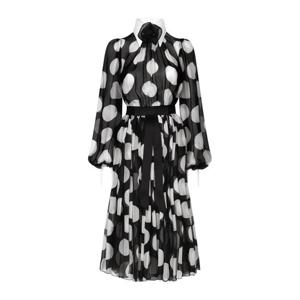 돌체앤가바나 폴카 도트 프린트 드레스 F6JGHTHS10S