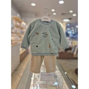 아가방 세이브존03 아가방 민트 리온 포쉐덤블 상하세트 A01R723011GA