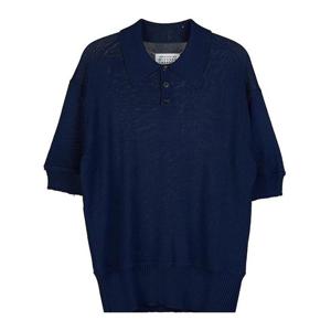 [메종 마르지엘라] 남성 백 스티치 폴로 니트 S50GL0045 S18204 477