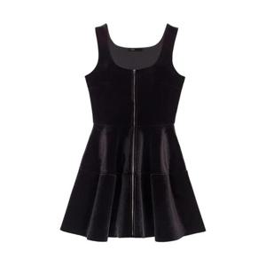 마쥬 집업 민소매 미니 드레스 MFPRO04458