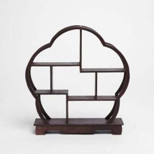 아트피플-F04 매화 찻잔 다관 장식장/ 원목 미니선반