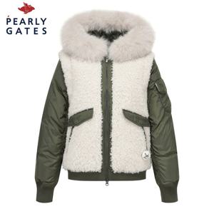 [파리게이츠] 여성 부클 베스트 레이어드 구스다운 점퍼