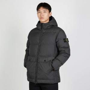 스톤아일랜드5F 4100011 S0A23 V0062 크링클랩스 와펜 후드 패딩 자켓 리드 그레이
