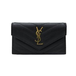 생로랑 카산드라 마틀라세 여성 카드지갑 612808 BOW01 1000