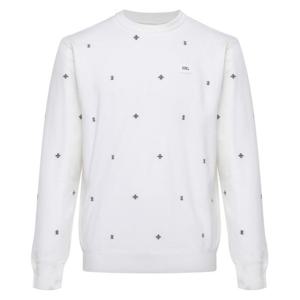 [와이드앵글]남성 CO 미니 패턴 라운드 방풍 스웨터  WMW25K51W3