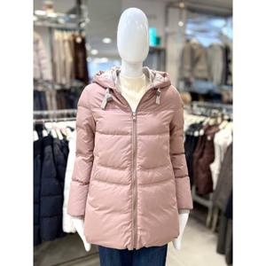 조이너스 세이브존01 니트 배색 후드넥 덕 패딩 점퍼 JADW0WIH230