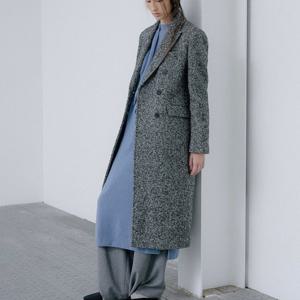 [쥬크]울 블렌디드 더블 롱코트 Z254MSG003